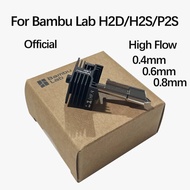 Genuine Bambu Lab Hotend with Nozzle High Flow 0.4 Original - for Bambu Lab H2D Hotend /P2S H2S Hot 