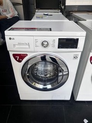LG 樂金 纖薄前置式洗衣機 (7kg, 1200轉/分鐘) WF-T1207KW Washing Machine