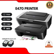 Canon Pixma E470 3-in-1 WiFI Printer ( Print / Copy / Scan / Wireless ) / CANON E410 PRINTER