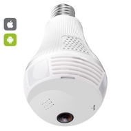Wifi Panoramic Fisheye 360 degree Camera Wireless IP LED Light Bulb Mini Camera 2MP 3D VR 1080P Security Bulb WIFI Camera CCTV
