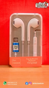 HEADSET IPHONE ORIGINAL BLUETOOTH ROHS JM 2023