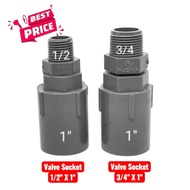 Valve Socket 1/2" X 1" 3/4" X 1" Outer Thread Socket SDL 1/2" 3/4"