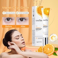 Erya Shop SADOER Vitamin C Eye Cream Fade Dark Circles Eye Bags Moisturizing Firming