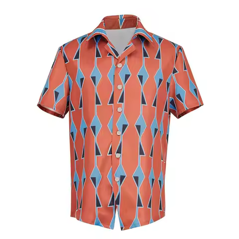 Anime SakamotoDays Yoichi Nagumo Cosplay Costume Shirt Short Sleeve Loose Unisex Streetwear Chemise 