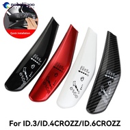 NOBELJIAOO 2Pcs/set Car Wiper Switch Trim Steering Wheel Headlight Switch Control Cover Accessories 