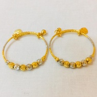 BC Bangle Baby 999.9 Gold Plated 24K Emas korea BG2-35