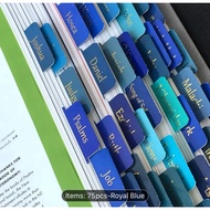 Bible tab 75 large print laminated bible Tab Blue index label for Old/New Testament Christian Merch
