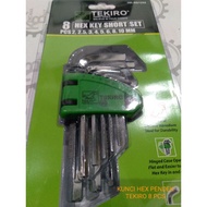 8 PCS TEKIRO HEX KEYS