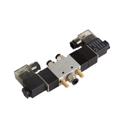 4V230C-08 4V230E-08 4V230P-08 SOLENOID PNEUMAT 5 Way 3 Position 1/4" Pneumatic Solenoid Valve 12 24V