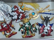 Sd 三國傳 bb戰士 gundam 高達模型 陸遜 劉備 張飛 關羽 真