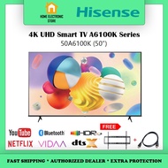 HISENSE 50" inch A6100K Series 4K Smart UHD TV / Television 电视 (50") 50A6100K