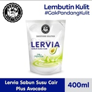 Lervia Sabun Susu Cair Plus Avocado 400ml