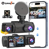 3-Channel Dash Cam WIFI CAR DVR 1080P 3-Lens Inside Vehicle Car Camera DVRs Recorder Video Camcorder