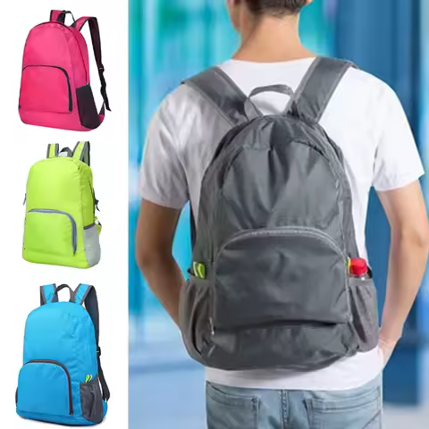 Foldable Backpack Camping Hiking Ultralight Folding Travel Daypack Bag 2023 Outdoor Mountaineering S