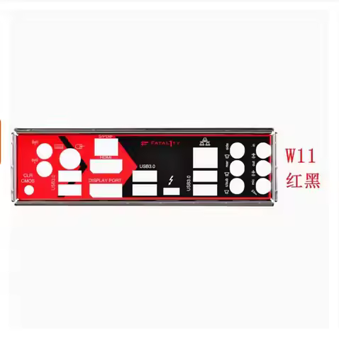 IO I/O Shield Back Plate BackPlate Blende Bracket For ASRock Z270 Z370 Gaming-ITX/ac W11