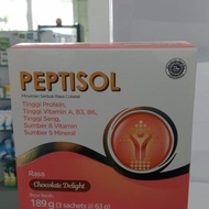 Terlaris Peptisol Coklat 3 Sachet @ 63 Gram Ready