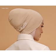 Kash Inner Bonnet The Hijab.Co anak tudung kain sejuk instant nude colour
