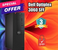 คอมพิวเตอร์ตั้งโต๊ะมือสอง Dell Optiplex 3060 SFF (i3-8100 Ram4GB HDD500GB) สภาพดี มือสอง ประกันร้าน 1 เดือน