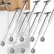 4pcs 8inch, 10inch Cabinet Gas Lift Support Hydraulic Pneumatic Springs Strut Hinge, Silver Color, 1