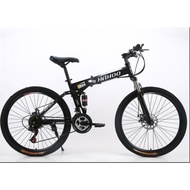 Hahoo Foldable Mountain Bike Folding Bicycle Foldie Shimano