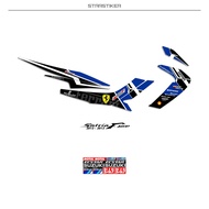 (S) FSK3 SATRIA FU BARONG STRIPING/S FERRARI/S R 150/S RAIDER 150/S 2012/S 2013/S SATRIA F 150/S SAT