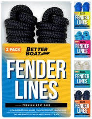 Boat Fender Lines for Boat Bumper Fender Boat Lines Hangers Bag Buoy Marine Rope for Boats or Dock L