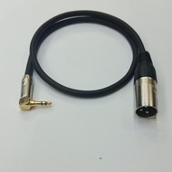 Ghiselijaya_ Cable 1Mtr Plus 3.5Mm L Male To Jack Xlr Male