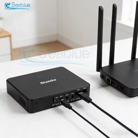 AD2P UPS Uninterruptible Power Supply 10400/18000mAh 5V 9V 12V 24V HD Display 6-Device Power Multi-P