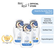 BZU BZU Head to Toe Baby Wash (600ml x 3) [Exp: Year 2028]