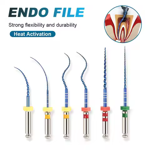 Dental files Blue dental rotary 02 04 06 files nickel titanium root canal files endodontic M3 files