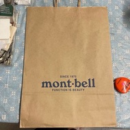 全新 日本 Mont-bell 紙袋