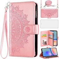 Asuwish Mobile Phone Case for Samsung Galaxy A05s/A05 Case with Strap and Film Screen Protector Card