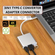 USB-C HUB MULTI 3 PORT CONVERTER USB HDMI CONNECTOR ADAPTER UNIVERSAL