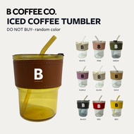 [FREEBIE - DO NOT BUY] B Coffee Co. Glass Cup w/ Sleeve