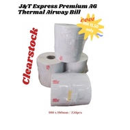 J&T Express Premium A6 Thermal Airway Bill
