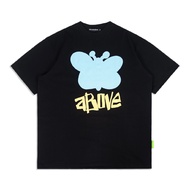 ABOVE AND OVER - BUTTERFLY BLACK T-SHIRT