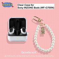 Compatible with Sony INZONE Buds Case Protective Transparent Clear TPU Covers WF-G700N Bluetooth Ear