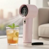 Turbo Mini Portable Fan, 16000 RPM High Wind, Strap Included, 3600mAh Rechargeable Handheld Fan with