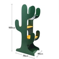 全城熱賣 - 貓爬架貓咪架帶窩貓樹一體（墨綠色）【尺寸：75*45*150cm】