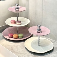 Yanguo Plate Light Value Multi-Layer Living Room Water Coffee Table Fruit Plate Candy ins Front Tabl