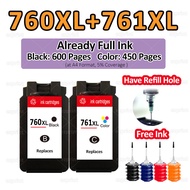 Compatible Canon PG 760XL CL 761XL Ink Cartridge Canon 760 Ink Canon 761 Ink PG-760 Black CL-761 Co