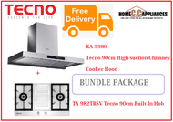 TECNO HOOD AND HOB FOR BUNDLE PACKAGE ( KA 9980 &amp; TA 982TRSV ) / FREE EXPRESS DELIVERY