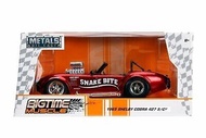 JADA BIGTIME BTM 1965 SHELBY COBRA 427 S/C RED SNAKE BITE 1:24 DIECAST MODEL