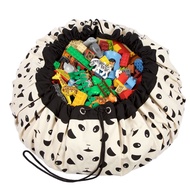 比利時 Play &amp; Go - 玩具整理袋-藝術家聯名款-貓熊-展開直徑 140cm/產品包裝 24.5×21.5×5.5cm