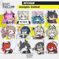 GANTUNGAN Acrylic Arknights Endfield Keychain / Keychain AK Endfield Keychain Emoji Endmin Chen