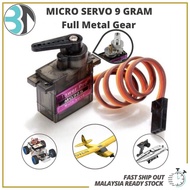 Servo 9G / Micro Servo / MG90S Metal Gear / Digital Servo / Micro RC Servo / 180 Degree Servo / Full