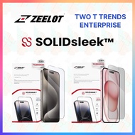 i Phone 15 Pro / 15 Pro Max i Phone 15 / 15 Plus Zeelot SOLIDsleek Tempered Glass Screen Protector