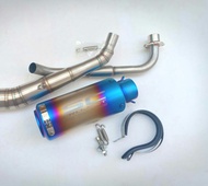 ชุดท่อMsx125sf Demon125 +ปลายท่อเอสซีรุ้ง