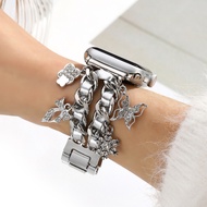 Chain Leather Pendant Band For Watch Strap series11 series10 series9 87654321,SE,Ultra, watch Strap 