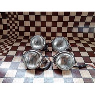 Crest lamp, custom chopper lamp, motorcycle lamp, chopper crest headlamp